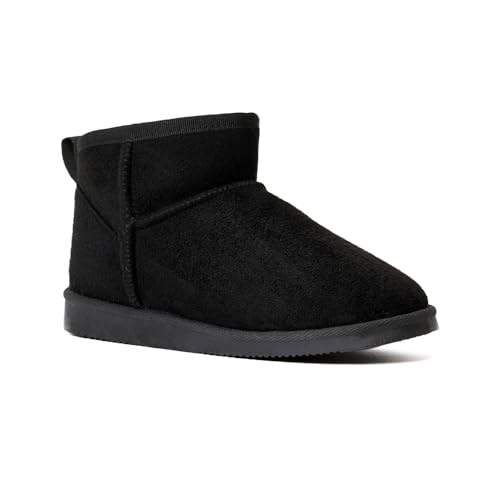 Image of FabKids Girls' Warm Fleece Lined Platform Snow Boots Non-Slip Ankle Winter Boots