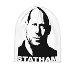 Instr Jasons Statham Adult Knit Hat Knitted Cap Fashionable Funny and Personalized Patterns Adults Stretch Black