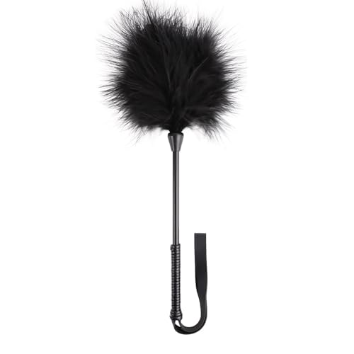 Jouets de nouveauté sexuelle chatouilleur de plumes chatouilleurs sexuels pour adultes chambre à coucher plume Teaser bâton de plume jouet de fessée plume de sexe pour jeu de rôle, taquinerie et flirt