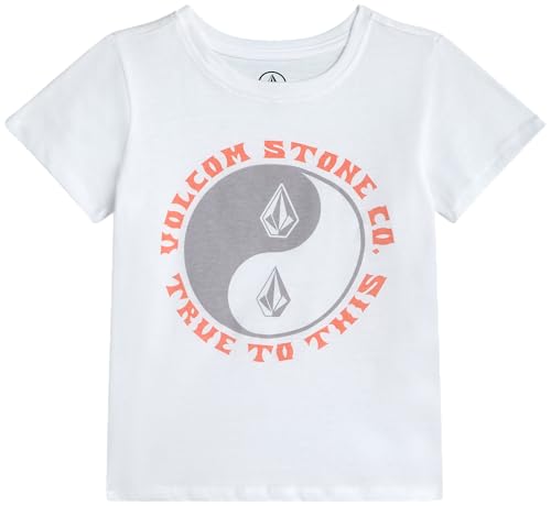 Image of Volcom Baby Boys Swim Set - 2 Piece Short Sleeve Swim Shirt Graphic Tees & Board Shorts - Infant Toddler Little Boys Swimsuit