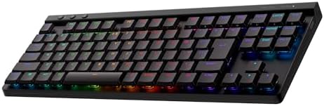 （22:00時点） Logicool G ゲーミングキーボード G515 LIGHTSPEED TKL 薄型 ワイヤレス テンキーレス キーボード G515-WL-LNBK リニア 赤軸 静かなタイピング 日本語配列 LIGHTSPEED Bluetooth 接続対応 LIGHTSYNC RGB PC ブラック 国内正規品