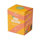 BLENDSMITHS Gourmet Vegan Drinking Chocolate Collection, Cocoa Box, Hot Chocolate Gift Box - 5 Flavours Variety Satchet Pack (10 Servings)