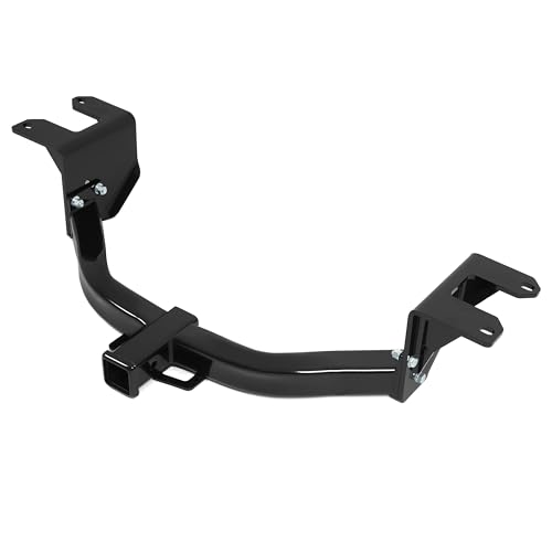 KUAFU Class 3 Trailer Hitch 2" Receiver Compatible with 2019-2024 GMC Sierra 1500 Chevy Chevrolet Silverado 1500 Black Towing Hitch