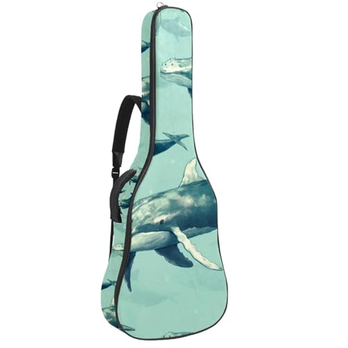 Sac pour guitare acoustique bleu idéal pour vos cours et répétitions
