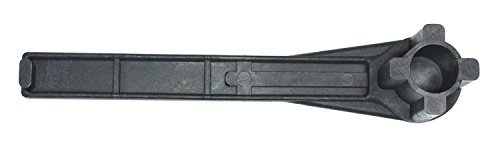 JSP Manufacturing 1 Pack Black Gas and Bung Wrench Non Sparking Solid Drum Bung Nut Wrench