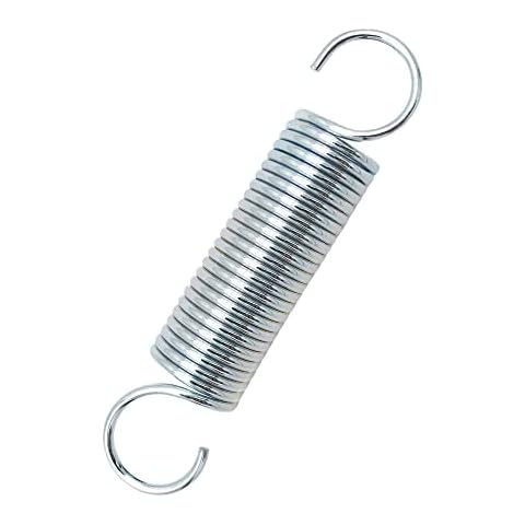 Souldershop 3-1/2inch Replacement Recliner Sofa Chair Spring Mechanism Furniture Tension Springs Short Neck Hook Style Silver Color (Pack of 1) Cover