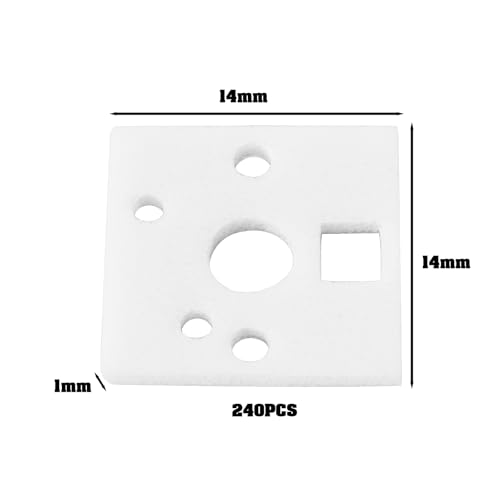 Coussinets de commutation de clavier mécanique anti-vibration en mousse PE blanc x240 - 4