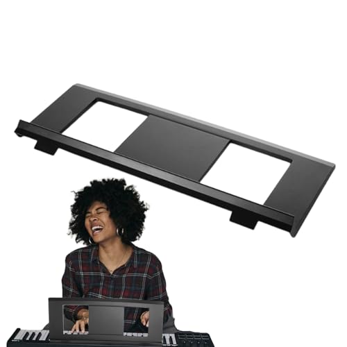 Soporte de música portátil de 300 g, con deflector grueso, accesorios ajustables, múltiples modelos, para múltiples modelos, escenario, estudio, músicos, pianistas, profesores, estudiantes