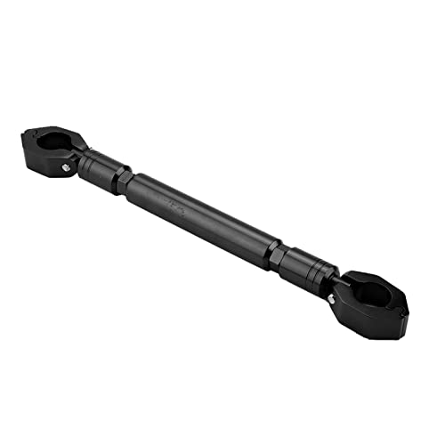 Akozon Barre d'équilibre de moto en alliage d'aluminium Noir universel pour guidon de 22mm avec support d'accessoires pour moto