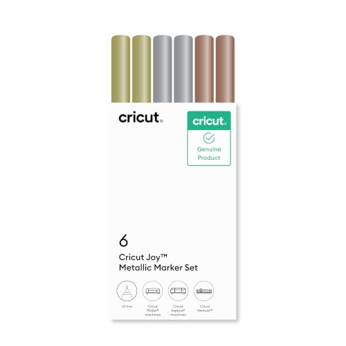 Cricut Joy - Marcador metálico (1,0 mm, 6 unidades)