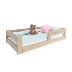 Montessori Bett mit Rausfallschutz 70x140cm