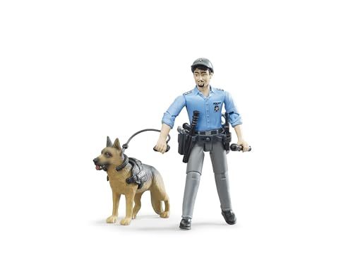 UNITED AGENCIES Bworld Policeman with Dog, Multicolor