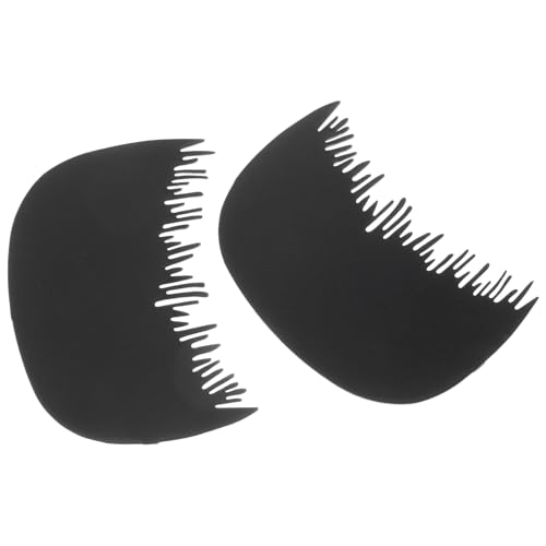 Genérico Set de 2 Peines Línea del Cabello Protector Anticaída de Partículas Peine de Plástico para Espesar el Cabello Herramienta Portátil para Mujeres y Hombres Uso Profesional y