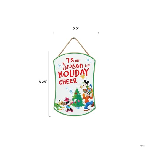 Open Road Brands 90215622 Disney Mickey Mouse And Friends Holiday Cheer Hanging Wood Wall Decor thumb #5
