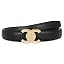 B004-black-gold-c-genuine Leather