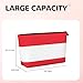 SamLng Gold Leather Travel Toiletry Bag – Austrian flag Print Cosmetic Makeup Organizer Pouch, Portable Storage Bag with Zipper
