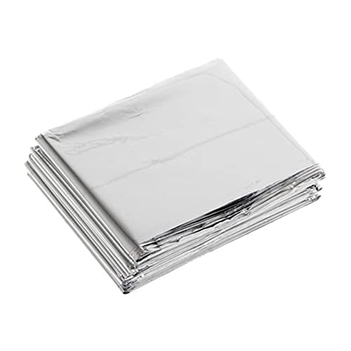 Cabilock 6Pcs Greenery Silver Accessories Green Accessories Greenhouse Covering Foil Sheets Emergency Blanket Reflective Mirror Film Warm Blanket Reflective Film First Aid Blanket Plant #TOP2