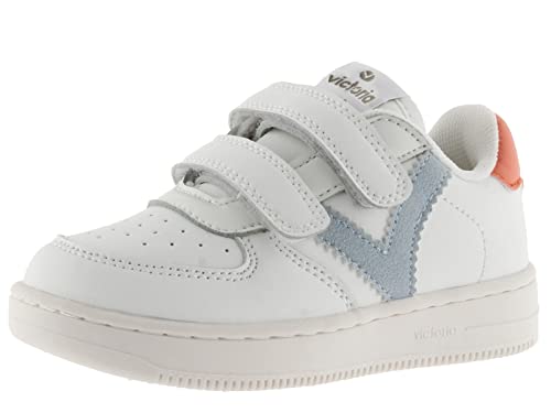 VICTORIA Boys Tiempo Contrast Sneakers, Celeste,2 M US