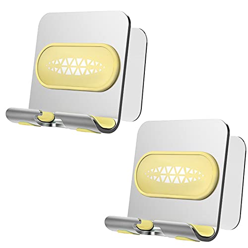 PIENSE スマホスタンド 2個セット スマホホルダー タブレット 固定 壁掛け 携帯スタンド 耐荷重3kg 強力粘着