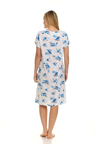 Image of Womens Nightgowns Sleepwear Soft Pajama Dress Nightshirts