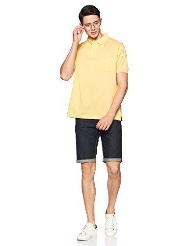 Image of Color Plus Mens Slub Polo T-Shirt