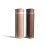 Nuby RapidCool Portable Baby Bottle Maker Duo Pack - Baby Formula Feed in 2 Minutes | Ideal for Travel Bottles and Night Feeds | Pack of 2 (Brown)