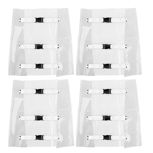 Repose-pieds pour fauteuils dentaires en PVC antidérapant SHOWERORO - Lot de 4 pièces
