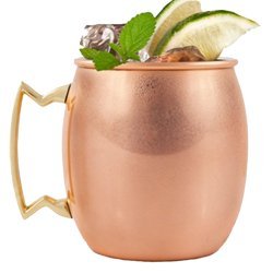 The Copper Mule's 16 oz Copper Moscow Mule Mug