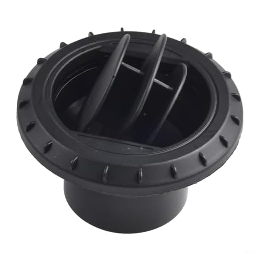 Honseadek Ventilación de aire caliente, tubo de salida extraíble giratorio, optimiza el flujo de calor, soluciones de calefacción por conductos (60 mm)