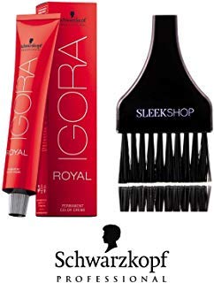 Schwarzkopf Professional Igora Royal Permanent Hair Color (With Sleek Tint Brush) (6-0 Dark Blonde)