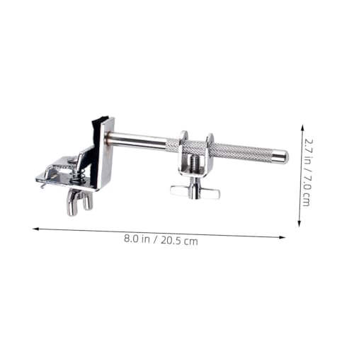 Soporte Clamp para Cencerro de Batería metálico para Bombo, Posición Óptima para Percusión miniatura 2