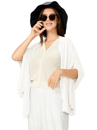 VENVSBEE UPF 50+ Travel Scarf Soft Lightweight Shawl Wraps for Women Cooling UV Protection Beach Swim Cover Up (69x32in)2