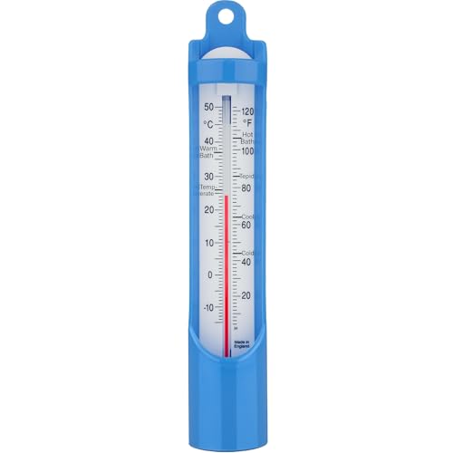 Badewannen-Thermometer 230 mm – Wassertemperatur-Kontrolle für Babys, Senioren und Kinder
