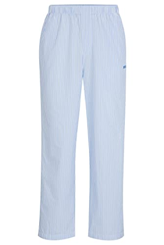 BOSS Herren Stripe Pants Schlafanzughose, Open Blue470, L EU