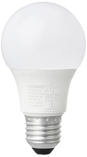 Image of Halonix 9W LED Light Bulb | Yellow (3000K) |Pack of 4 |Energy Efficient| 4kv Surge Protection | E27 Screw type