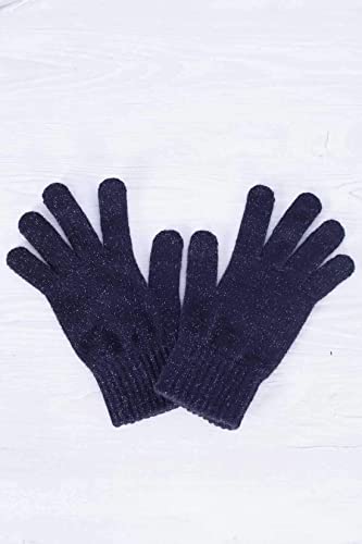 Levi's Lurex NT Gloves Guanti, Nero (Regular Black...