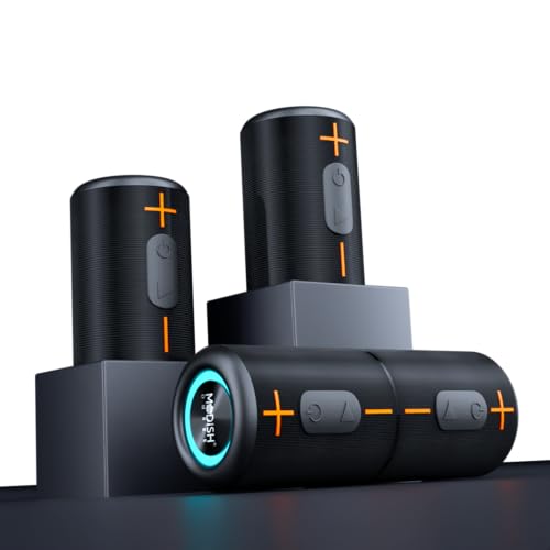Image of ModishOmbre Duo Blast 30 W High-Output TWS Bluetooth Speaker | 2.0 DSP Tuned Audio | Dual 15W Dynamic Drivers | 10H Playtime | IPX5 Water Proof | TWS Stereo Pairing | TF /Aux Support | Built-in Mic