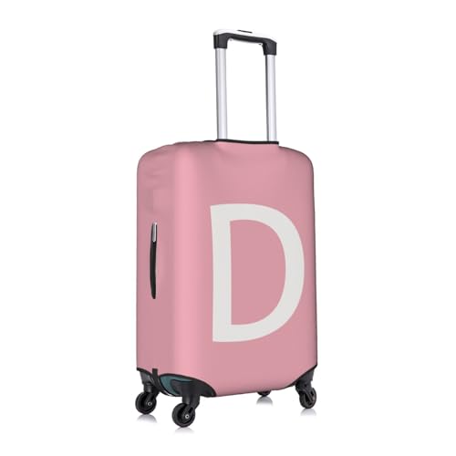 White Letter D Luggage Cover Washable Suitcase Cover Anti-Scratch Luggage Protector Covers Elastic Luggage Identify for Suitcase S fits 18-21 Inch Luggage3