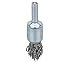 Dynabrade Stainless Steel Cup Brush - Shank Attachment - 3/4 in Dia - 0.0104 in Bristle Dia & 22000 Max RPM - 78845 [PRICE is per BRUSH]