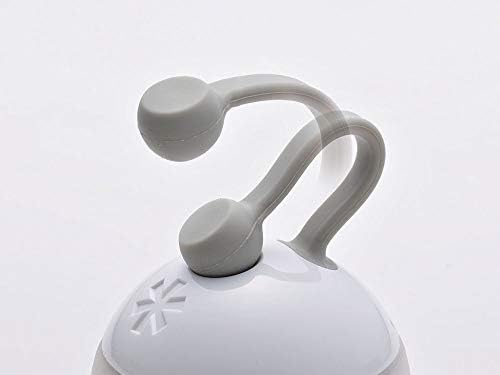 Snow Peak's Mini Hozuki Lantern, Snow, ES-041WH-US, Designed in Japan, Lifetime Product Guarantee, Lightweight, Compact for Camping or Backpacking, Camping Light