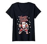 Photo Gallery donna babbo natale del bjj - natale del grappling jiu jitsu maglietta con collo a v Photo Gallery donna babbo natale del bjj - natale del grappling jiu jitsu maglietta con collo a v
