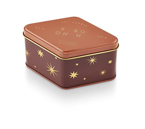 ILLUME Bon Mini Tin Candle, Red