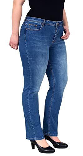 Damen Boyfriend Jeans - Hoch Tailliert Mit Geradem Bein & Ausgefransten Säumen