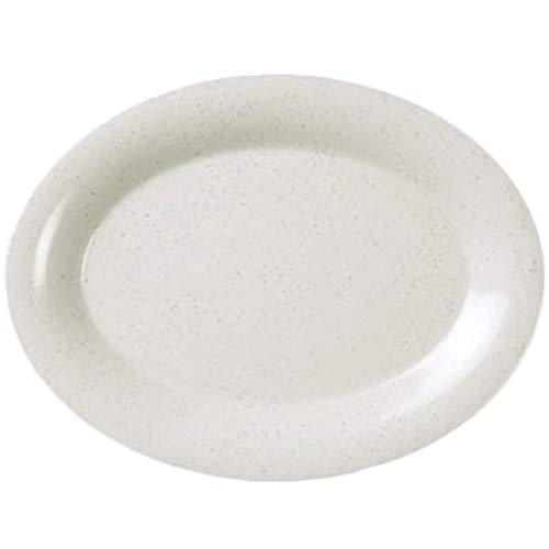 Thunder Group San Marino Collection 12-Pack Platter, 11-1/2-Inch by 8-Inch, White