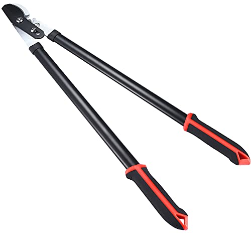 OUTERA Loppers Heavy Duty 30 Inch Bypass Loppers Heavy Duty Garden Loppers Heavy Duty Loppers with Gear Power Bypass Loppers for Tree Trimming Branch Cutter with Non-Slip Handles