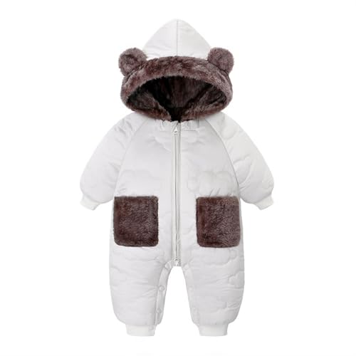 Toddler Baby Snowsuit Newborn One-Piece Puffer Coat Infant Winter Clothes Boys Girls Jumpsuit for for 0-3 Years