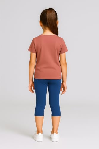 Image of CHARM N CHERISH Girls Cotton 3 /4th Leggings Pack of 1