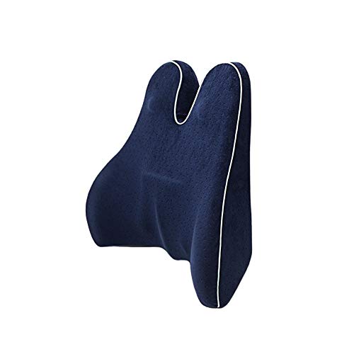 FYMDHB886 Memory Cotton Lumbar Cushion Office Car Backrest Pillow Lumbar Pillow Rest Pillowcase Removable and Washable
