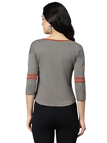 Image of OM SAI LATEST CREATION Women's New 3D Printed Lycra 3 /4 Sleeve Regular Fit Office wear,Casual wear Western Top