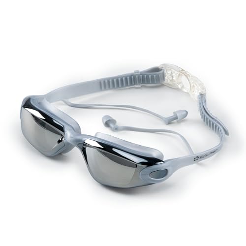 Image of Solpro Glide Vision Unisex Adult Swimming Goggles for Women,Men,Boys,Girls,Teenagers,Athletes,Swimmers|2 in 1 with Built In Earplugs for Training,Competition in Pool,Beach,Water Sport,Activties